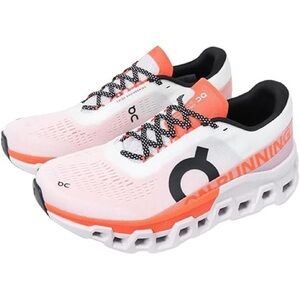 ON Running Pink and White Sneakers